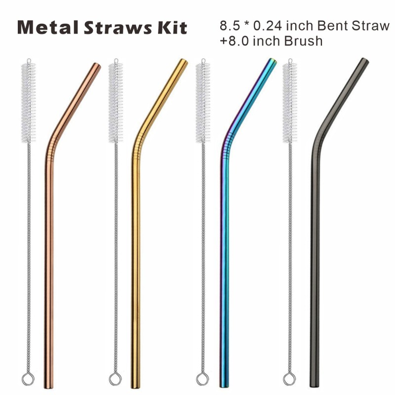 Stainless Steel Straws - Laser Engraved