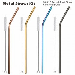 Stainless Steel Straw Set...