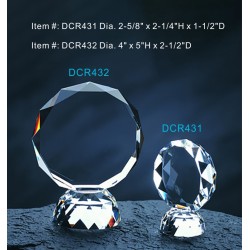 DCR432 Faceted Circle...