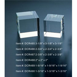 DCR485 Cube Crystal Award...