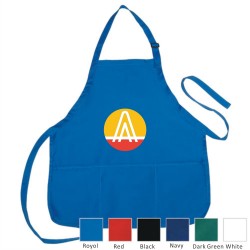 DAP02  Poly-Cotton Apron w/...