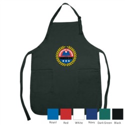 DAP03  Poly-Cotton Apron w/...