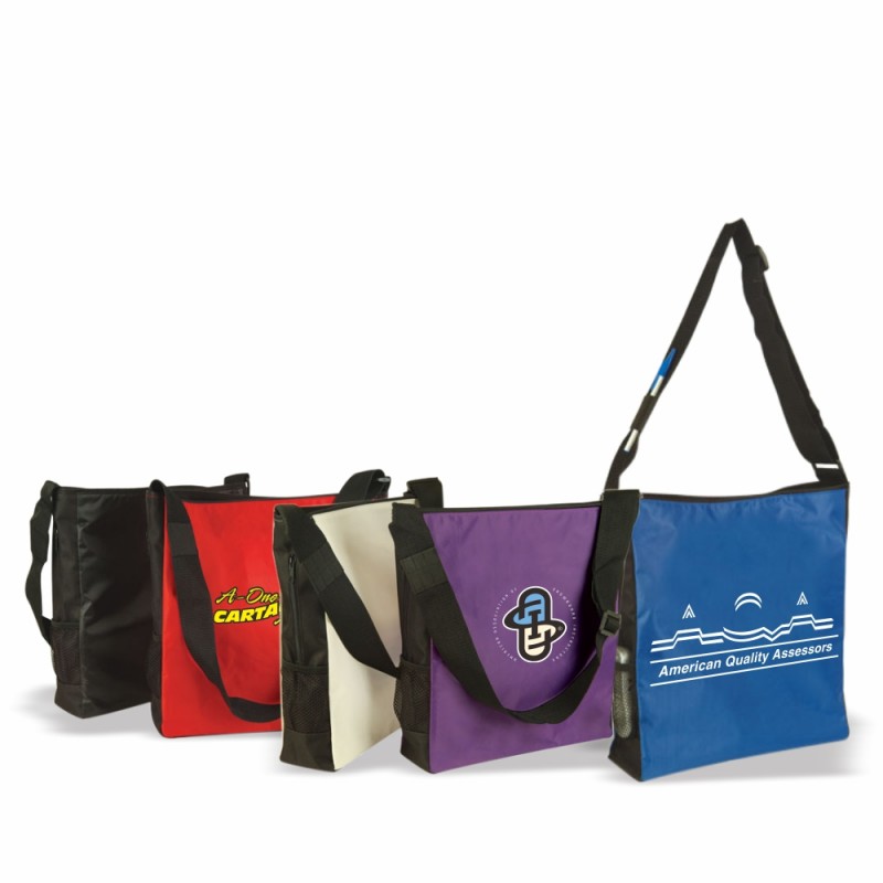 DTB105 Side Zippered Sports Tote Bag, Grocery Shopping Bag