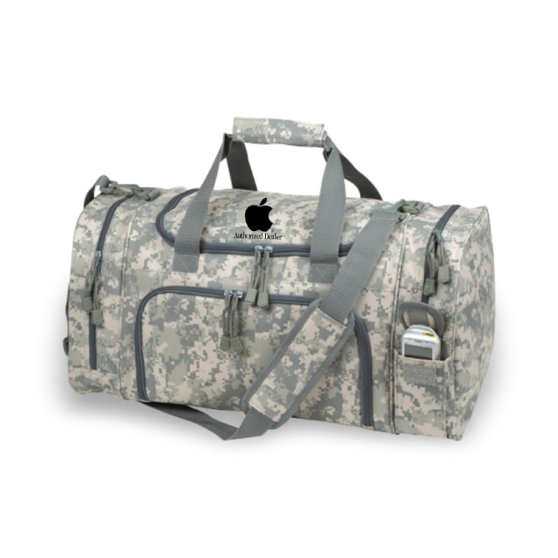 camo duffle bag