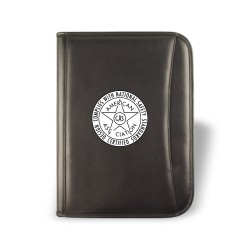 DPO12  Zippered Padfolio,...