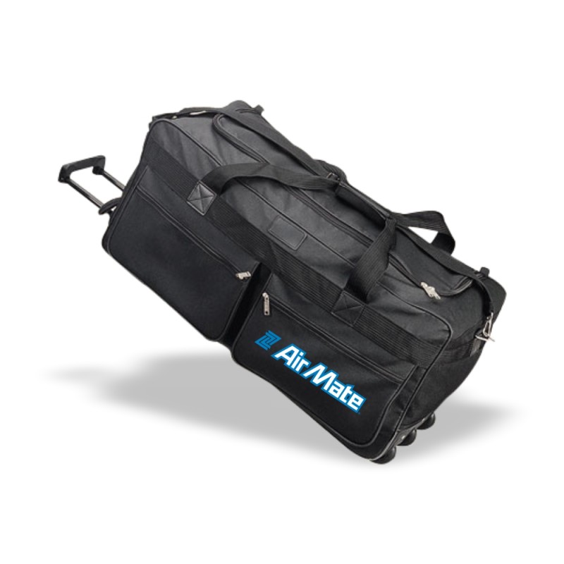 DDB93 30&quot; Rolling Duffle Bag w/ 2 Pockets, Travel Bag, Gym Bag