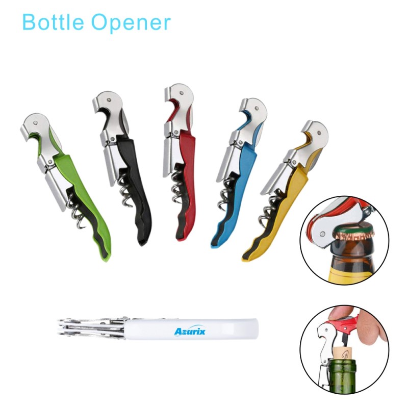 Waiters Double Lever Corkscrew Wine Opener - Stainless Steel