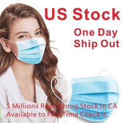 50 Pack 3 Layer Disposable...