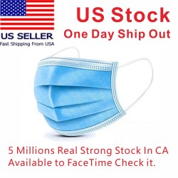 50 Pack 3 Layer Disposable...